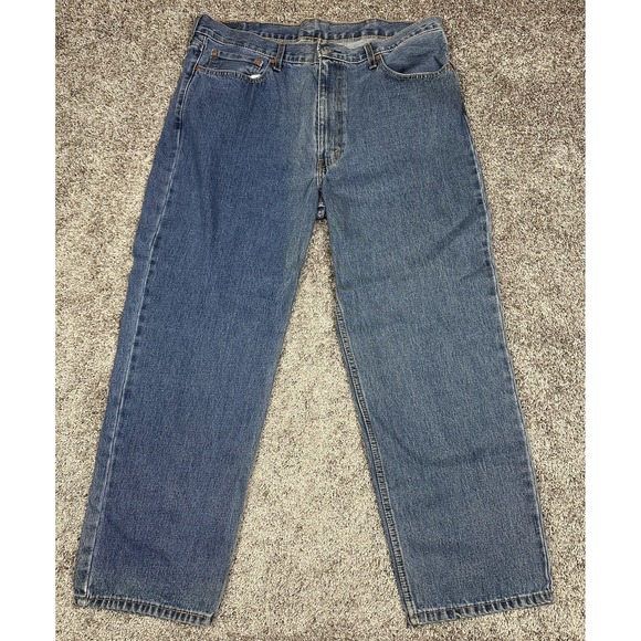 Levis 550 Jeans Mens 40x30 Relaxed Fit Tapered Leg Denim Classic Casual‎ Pants - Picture 1 of 13